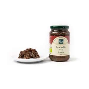 Lenticchie nere lessate bio - 340g
