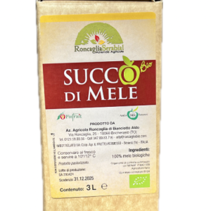 Succo di mele bio limpido - Bag in Box 3 litri